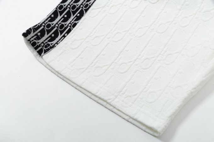 DIOR letter embroidered capri pants