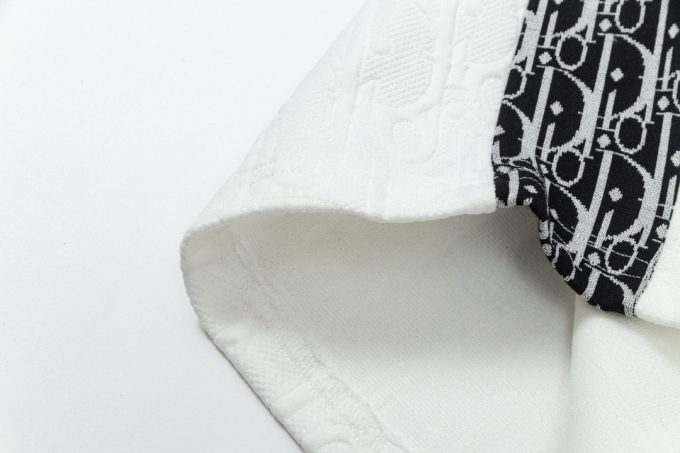 DIOR letter embroidered capri pants