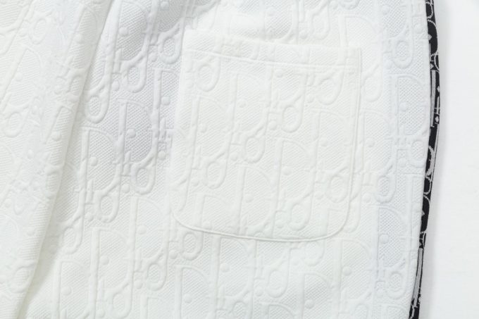DIOR letter embroidered capri pants