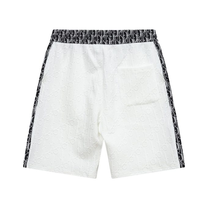 DIOR letter embroidered capri pants