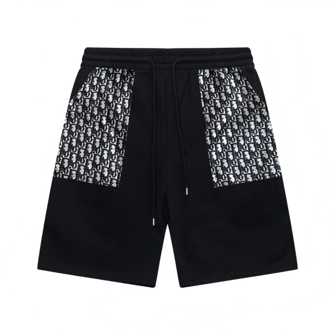 DIOR letter embroidered capri pants