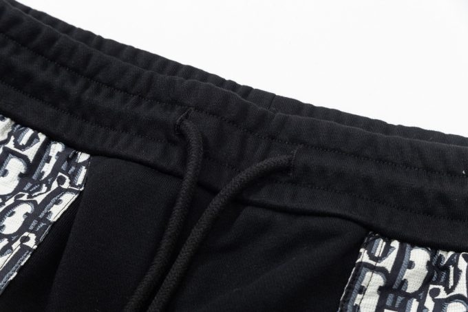 DIOR letter embroidered capri pants