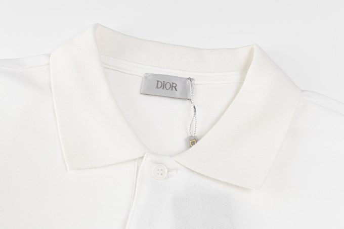DIOR collaboration embroidered POLO shirt