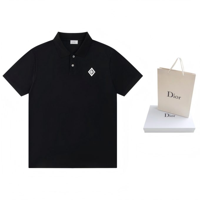 IOR Dior Diamond Patch POLO shirt