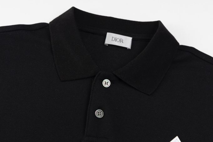 IOR Dior Diamond Patch POLO shirt