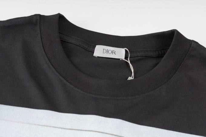 DIOR portrait magazine print short-sleeved T-shirt