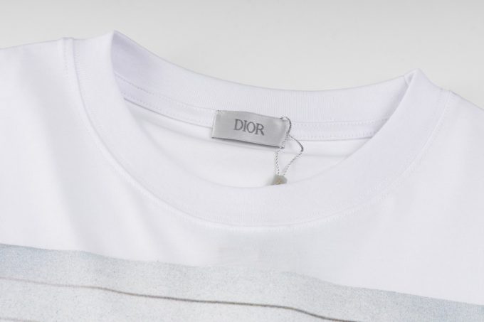 DIOR portrait magazine print short-sleeved T-shirt