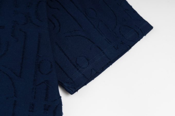 DIOR embossed jacquard short-sleeved T-shirt