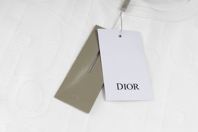 DIOR embossed jacquard short-sleeved T-shirt