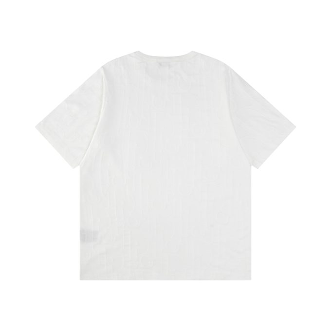 DIOR embossed jacquard short-sleeved T-shirt