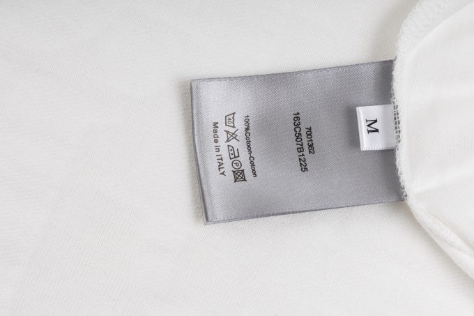 DIOR embossed jacquard short-sleeved T-shirt