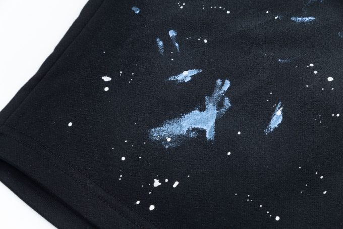 Louis Vuitton hand-painted capri pants