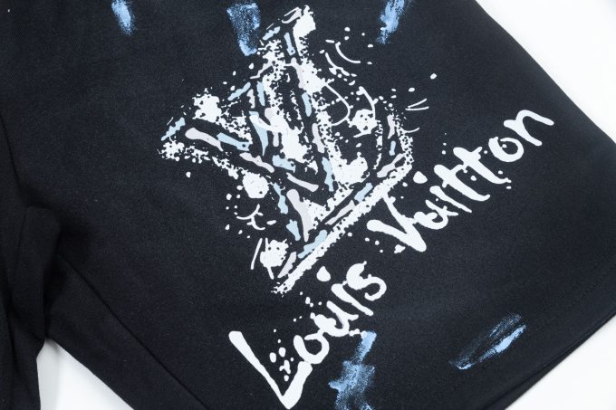 Louis Vuitton hand-painted capri pants