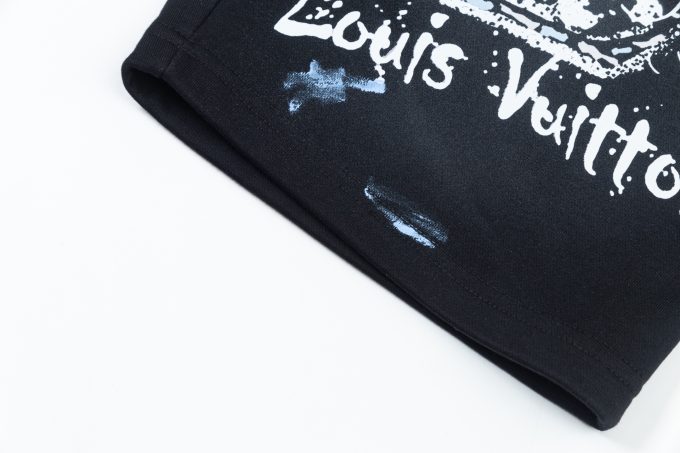 Louis Vuitton hand-painted capri pants