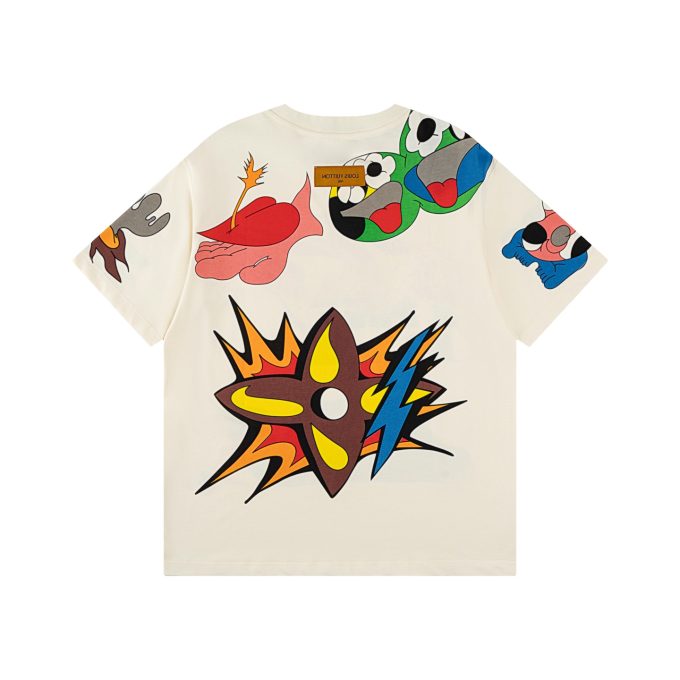 LV Locomotive Flame short-sleeved T-shirt