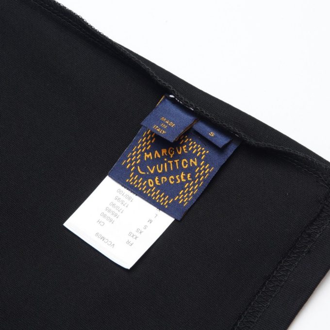New Louis Vuitton short sleeves with letter embroidery