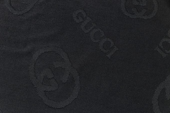 Gucci fabric jacquard PoLo short-sleeved shirt