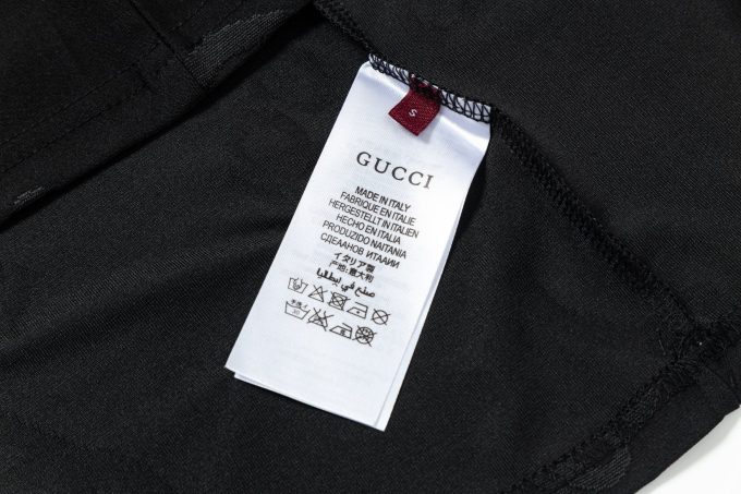 Gucci fabric jacquard PoLo short-sleeved shirt