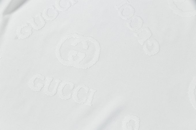 Gucci fabric jacquard PoLo short-sleeved shirt