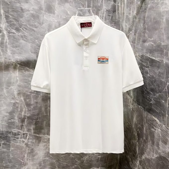 Gucci's new summer T-shirt collared short-sleeved POLO shirt