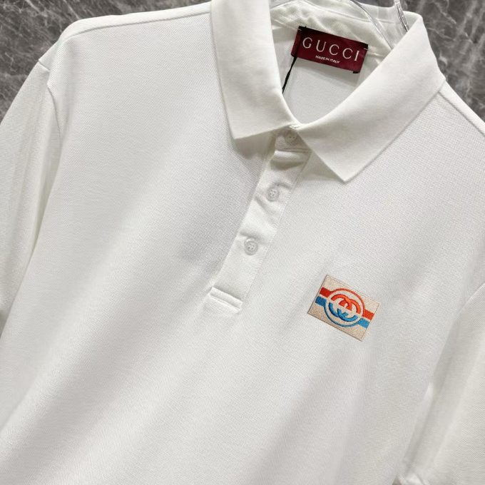 Gucci's new summer T-shirt collared short-sleeved POLO shirt
