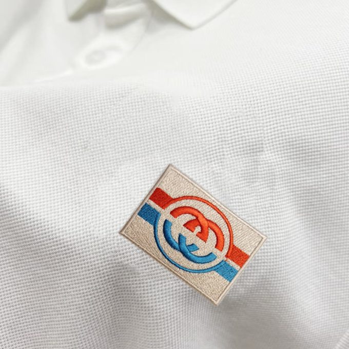Gucci's new summer T-shirt collared short-sleeved POLO shirt