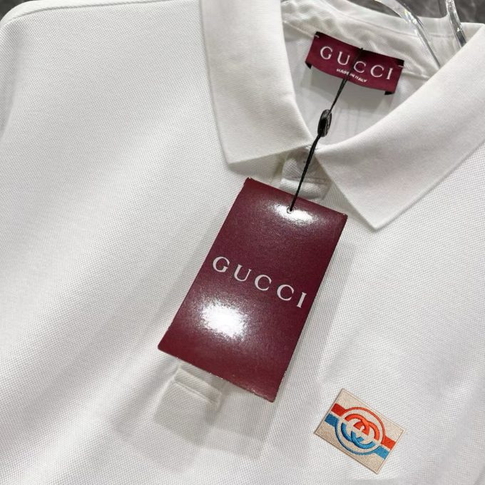 Gucci's new summer T-shirt collared short-sleeved POLO shirt