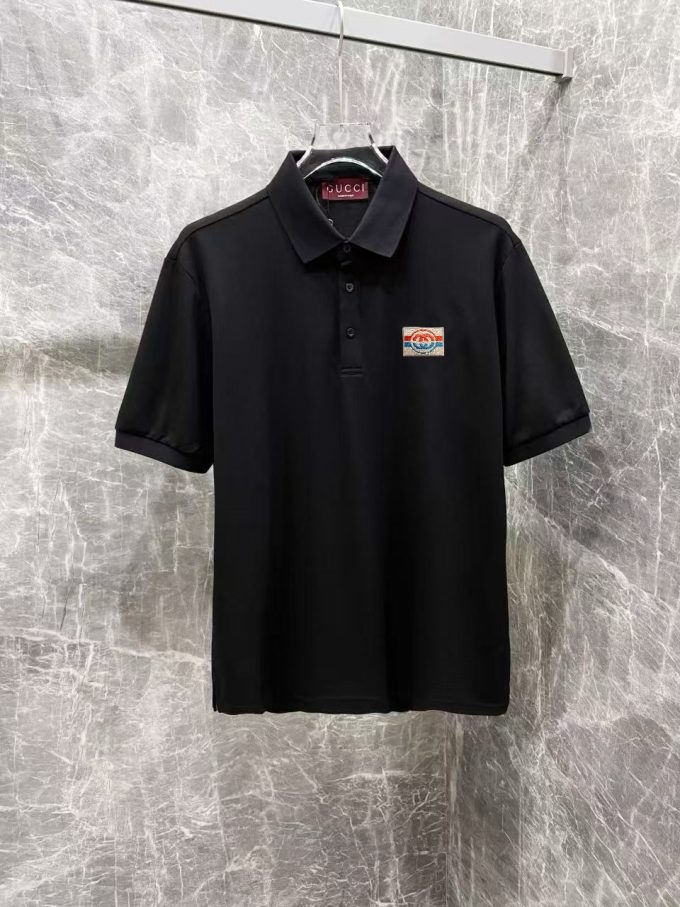 Gucci's new summer T-shirt collared short-sleeved POLO shirt