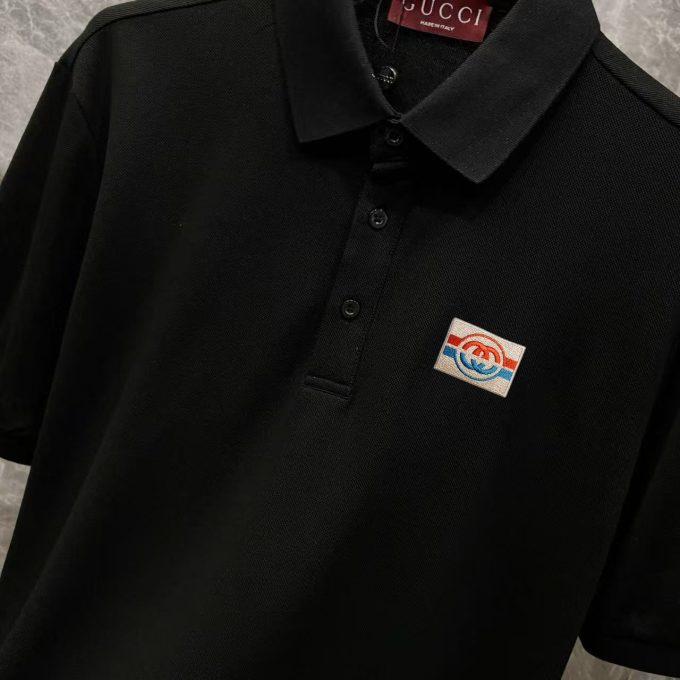 Gucci's new summer T-shirt collared short-sleeved POLO shirt