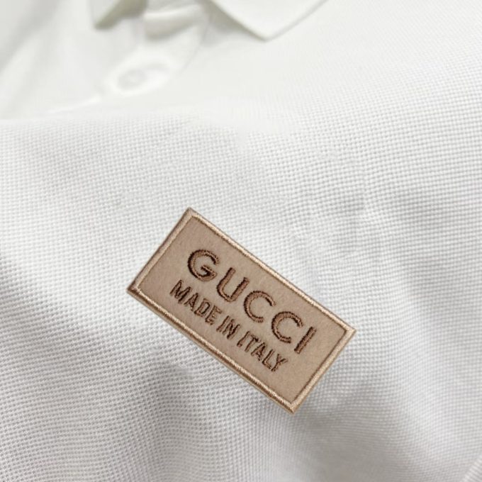 Gucci's new T-shirt collared short-sleeved POLO shirt