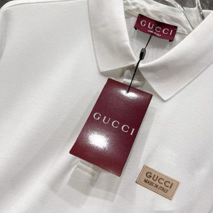 Gucci's new T-shirt collared short-sleeved POLO shirt