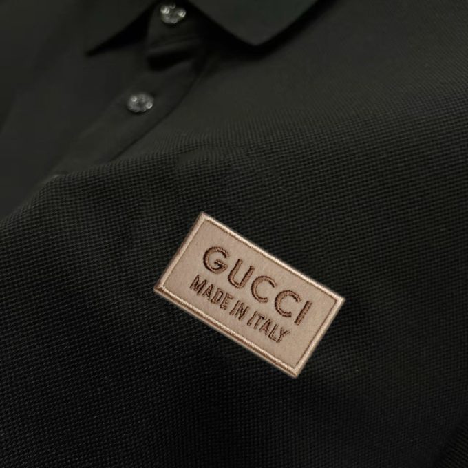 Gucci's new T-shirt collared short-sleeved POLO shirt