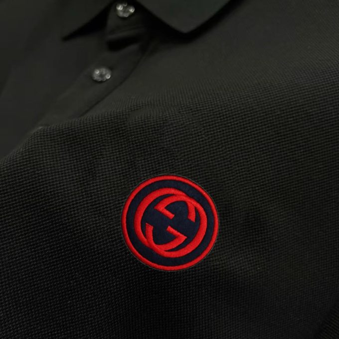 Gucci's new T-shirt collared short-sleeved POLO shirt