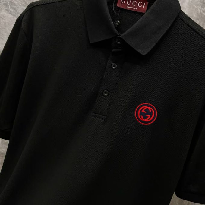 Gucci's new T-shirt collared short-sleeved POLO shirt