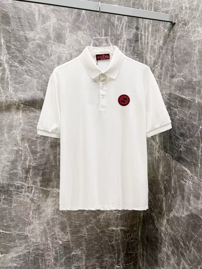 Gucci's new T-shirt collared short-sleeved POLO shirt