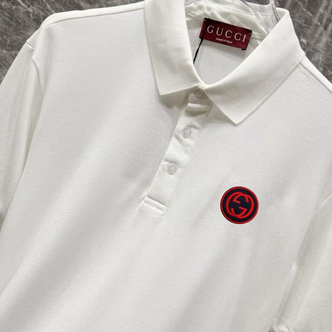 Gucci's new T-shirt collared short-sleeved POLO shirt