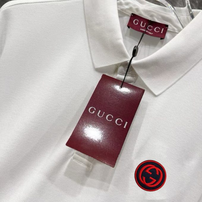 Gucci's new T-shirt collared short-sleeved POLO shirt