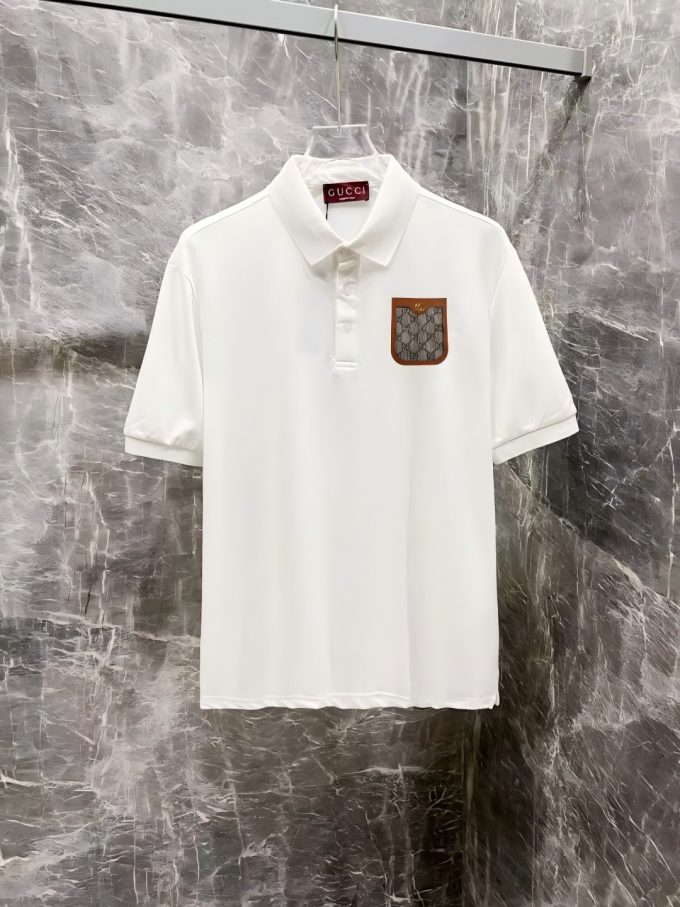 Gucci's new T-shirt collared short-sleeved POLO shirt