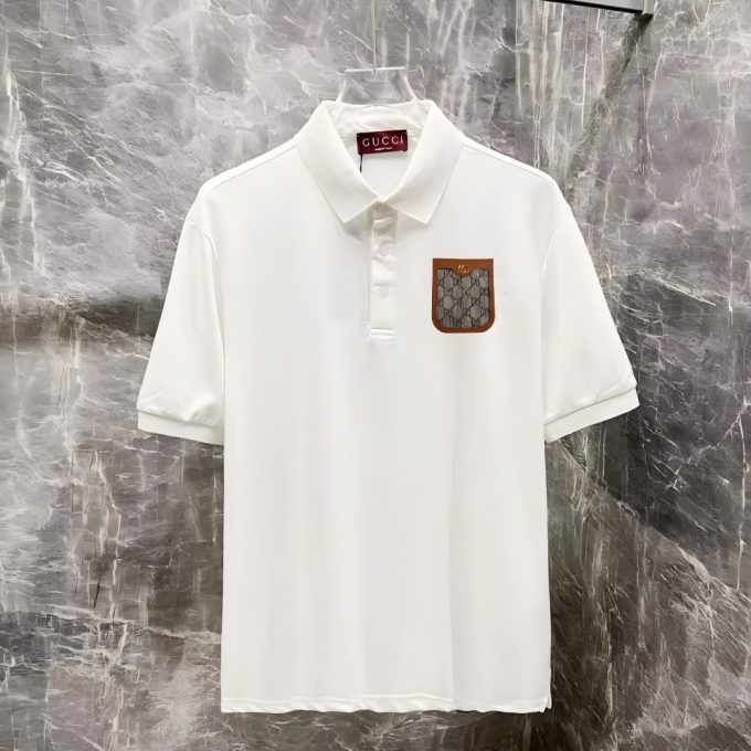 Gucci's new T-shirt collared short-sleeved POLO shirt