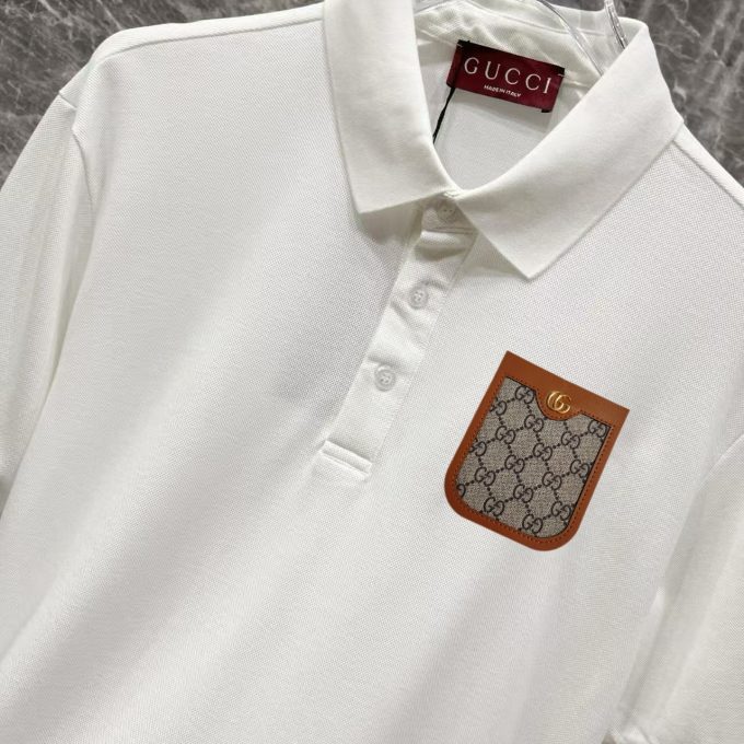 Gucci's new T-shirt collared short-sleeved POLO shirt