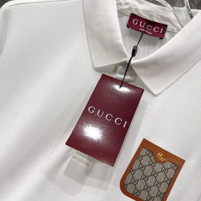 Gucci's new T-shirt collared short-sleeved POLO shirt