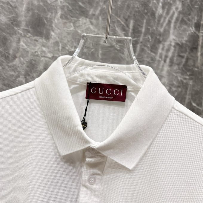Gucci's new T-shirt collared short-sleeved POLO shirt