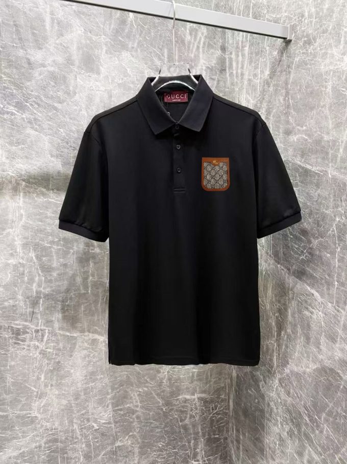 Gucci's new T-shirt collared short-sleeved POLO shirt