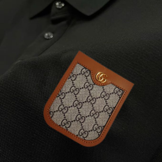 Gucci's new T-shirt collared short-sleeved POLO shirt