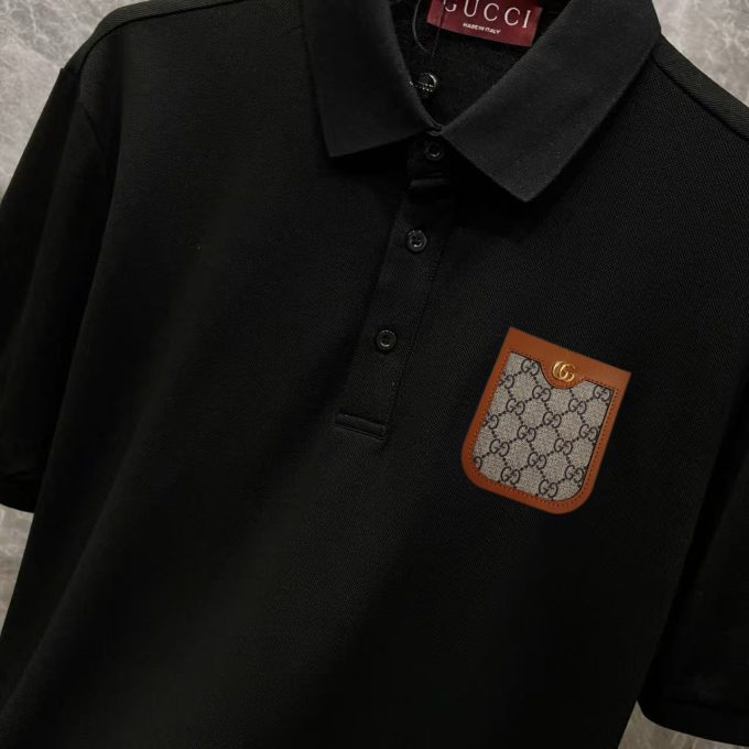 Gucci's new T-shirt collared short-sleeved POLO shirt