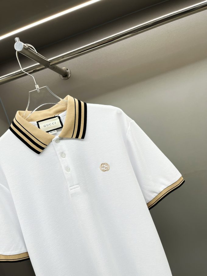 Gucci's new Polo shirt with double G embroidery