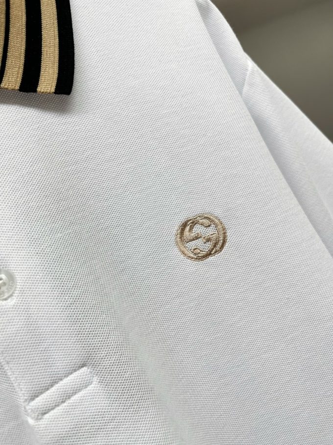 Gucci's new Polo shirt with double G embroidery