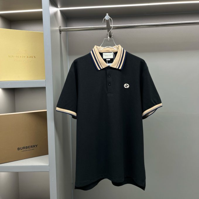 Gucci's new Polo shirt with double G embroidery