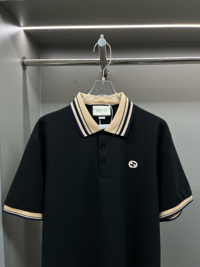 Gucci's new Polo shirt with double G embroidery