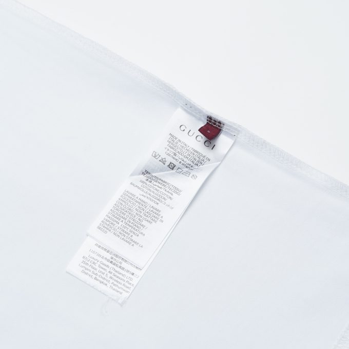 Gucci's new logo thread patch letter embroidery short sleeve